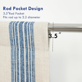 Foto 4 | Foto 4 | Cortinas Driftaway Chris De Lino Opacas 45 X 63 Cm Vaqueros Azul Marino - Venta Internacional.