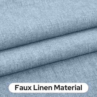 Foto 2 | Foto 2 | Cortinas Francesas Homeideas De Lino Azul Claro 66 X 100 Cm 1 Unidad - Venta Internacional.