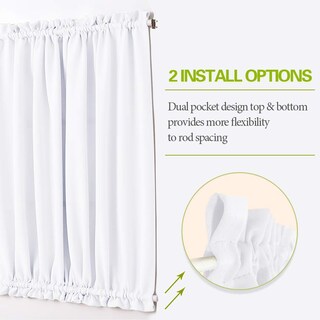 Foto 2 | Foto 2 | Cortina De Puerta Francesa Pony Dance Con Aislamiento Térmico  Color Blanco - Venta Internacional.
