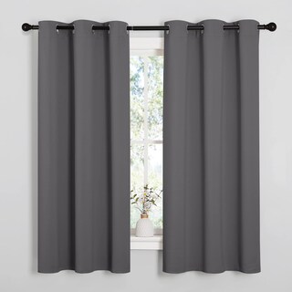 Foto 1 | Foto 1 | Cortinas Nicetown Con Aislamiento Térmico Y Ojales Opacas 42 X 160 Cm - Venta Internacional.