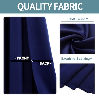 Foto 5 | Foto 5 | Cortinas Opacas Para Puertas Chrisdowa Color Azul Marino 86 X 203 Cm 1 Panel - Venta Internacional.