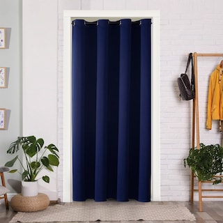 Foto 7 | Foto 7 | Cortinas Opacas Para Puertas Chrisdowa Color Azul Marino 86 X 203 Cm 1 Panel - Venta Internacional.