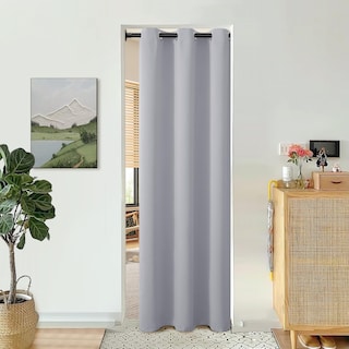 Foto 1 | Foto 1 | Cortina De Puerta Bgment Gris Claro De 203 Cm De Longitud Para Puerta - Venta Internacional.
