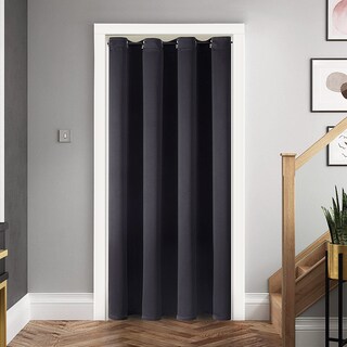Foto 6 | Foto 6 | Cortina Opaca Chrisdowa Con Aislamiento Térmico De 132 X 203 Cm Color Negro - Venta Internacional.