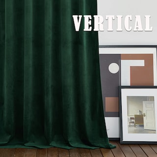 Foto 4 | Foto 4 | Cortinas Ryb Home De Terciopelo  244 Cm De Largo  Medio Opacas  Color Verde Cazador - Venta Internacional.
