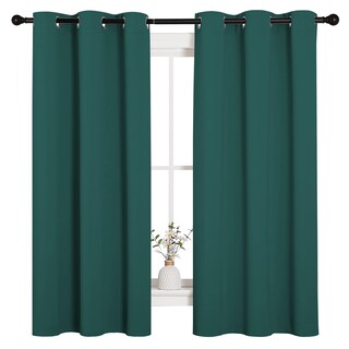 Foto 1 | Foto 1 | Cortinas Nicetown Con Aislamiento Térmico Blackout Hunter Green 42 X 160 Cm - Venta Internacional.