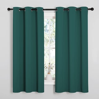 Foto 2 | Foto 2 | Cortinas Nicetown Con Aislamiento Térmico Blackout Hunter Green 42 X 160 Cm - Venta Internacional.