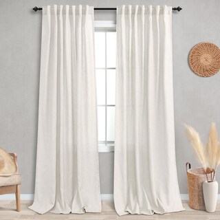 Foto 1 | Foto 1 | Cortinas Koufall De Lino Semitransparente De 234 Cm Con Filtro De Luz - Venta Internacional.