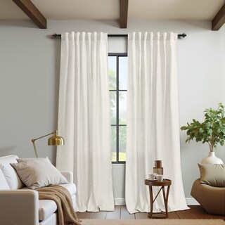 Foto 2 | Foto 2 | Cortinas Koufall De Lino Semitransparente De 234 Cm Con Filtro De Luz - Venta Internacional.