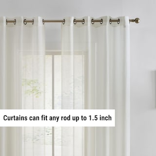 Foto 3 | Foto 3 | Cortina De Ventana Hlc.me Semitransparente Con Filtro De Luz 54 X 183 Cm - Venta Internacional.