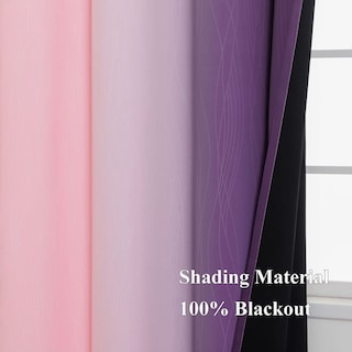 Foto 5 | Foto 5 | Cortinas Estelar Textiler Color Rosa Y Morado 160 X 160 Cm 2 Paneles - Venta Internacional.