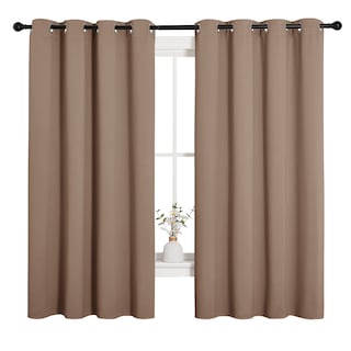 Foto 1 | Foto 1 | Cortinas De Ventana Nicetown Blackout Con Aislamiento Térmico Color Capuchino - Venta Internacional.