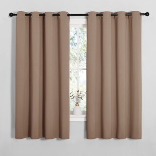Foto 2 | Foto 2 | Cortinas De Ventana Nicetown Blackout Con Aislamiento Térmico Color Capuchino - Venta Internacional.