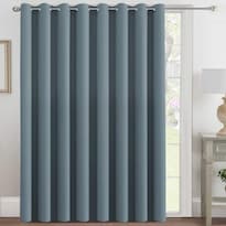 Cortinas Opacas Para Patio H.versailtex  254 X 213 Cm  Color Azul Piedra - Venta Internacional.