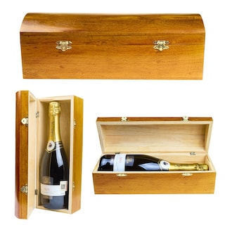 Foto 3 | Foto 3 | Caja para Botella InstaCase de Madera Barnizada para Regalo