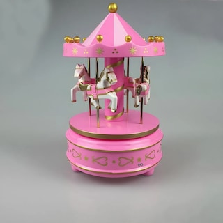 Foto 3 | Foto 3 | Caja De Música Carrusel De Fantasía Eo Safe Imports Esi-20512 Rosa