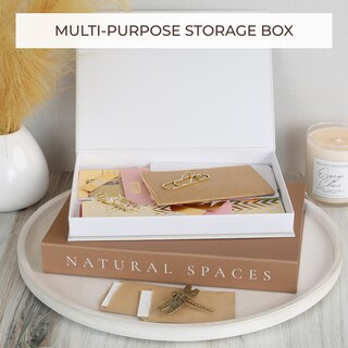 Foto 4 | Foto 4 | Juego De 2 Cajas De Libros Decorativos Zicoto Para Decoración Del Hogar - Venta Internacional.