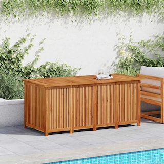 Foto 2 | Foto 2 | Caja De Almacenamiento De Jardín Vidaxl Para Exteriores De Madera Maciza De Acacia 200 X 80 X 75 Cm - Venta Internacional.