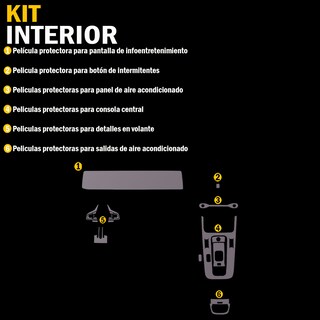 Foto 7 | Foto 7 | Protector Interior Para Dodge Attitude 2025 Color Transparente\nPpf Para Auto