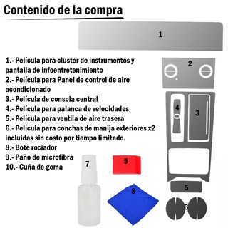 Foto 5 | Foto 5 | Protector Interior Para Chirey Tiggo 7 Pro E+ 2024 Ppf Para Auto