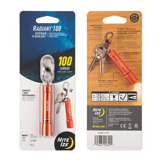 Foto 1 | Foto 1 | Linterna con Llavero Nite Ize R100F-19-R7 color Anaranjado de 100 Lúmenes