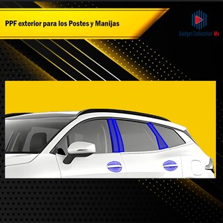 Foto 3 | Foto 3 | Protectores Ppf Para Postes De Kia Sportage 2023-2024 Kit De Ppf Para Exteriores