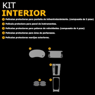 Foto 6 | Foto 6 | Protector Interior Para Nissan Kicks Exclusive 2021-2024 Ppf Para Auto