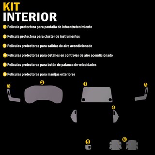 Foto 5 | Foto 5 | Protectores Ppf Para Nissan Xtrail 2row 2024-2025 Kit De Interiores