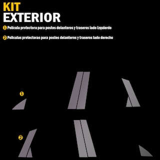 Foto 7 | Foto 7 | Protectores Ppf Para Postes De Byd King 2025 Kit De Exteriores