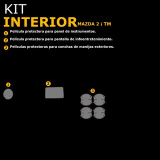 Foto 2 | Foto 2 | Protectores Ppf Para Interior De Mazda 2 I Tm 2025