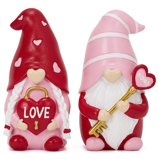 Foto 1 | Foto 1 | Set Decorativo De Gnomos Valery Madelyn Para El Día De San Valentín, 11 Cm - Venta Internacional.