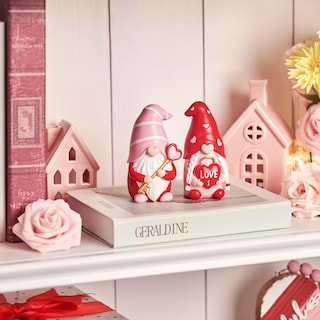 Foto 5 | Foto 5 | Set Decorativo De Gnomos Valery Madelyn Para El Día De San Valentín, 11 Cm - Venta Internacional.