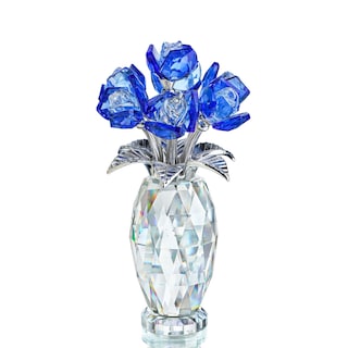 Foto 1 | Foto 1 | Pisapapeles Crystal Flower H&d Hyaline & Dora Blue Rose - Venta Internacional.