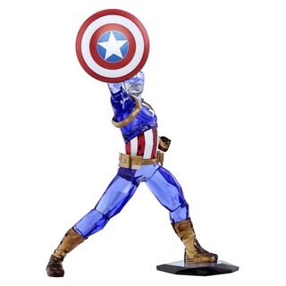Foto 5 | Foto 5 | Figura Swarovski Marvel Capitán América Con Cristales - Venta Internacional.
