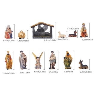 Foto 4 | Foto 4 | Set De Figuras De Resina Para Interiores Con Forma De Pesebre Lafande - Venta Internacional.