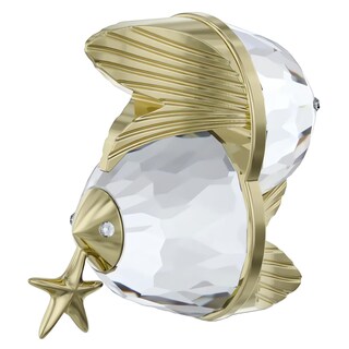 Foto 4 | Foto 4 | Figura Swarovski Zodiac Piscis Con Cristal Y Metal Dorado - Venta Internacional.