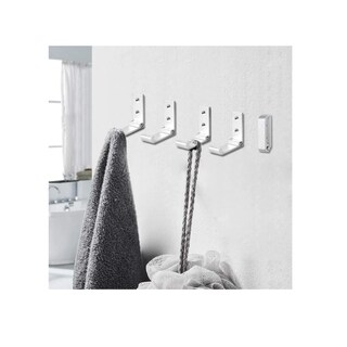 Foto 2 | Foto 2 | Set De 4 Gancho Malubero Splegable De Aleación De Aluminio Plateado