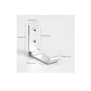 Foto 3 | Foto 3 | Set De 4 Gancho Malubero Splegable De Aleación De Aluminio Plateado