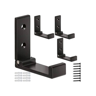 Foto 1 | Foto 1 | Set De 4 Ganchos Plegable De Aleación De Aluminio Negro