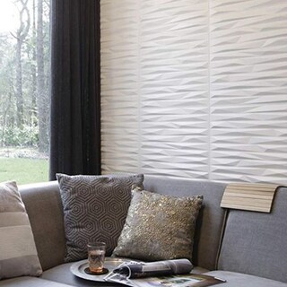 Foto 2 | Foto 2 | Panel Decorativo S125 Desfase 3D color Blanco 10 Piezas