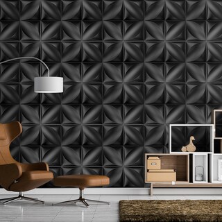 Foto 2 | Foto 2 | Panel Decorativo 3D Triángulo S008 color Negro 10 Piezas