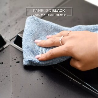 Foto 6 | Foto 6 | Panel Decorativo 3D Triángulo S008 color Negro 10 Piezas