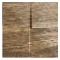 Panel Decorativo 3D S040 Wood color Marrón 10 Piezas