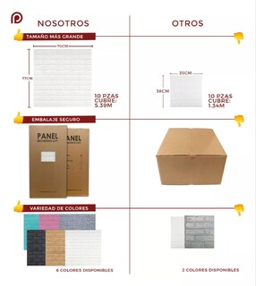 Foto 5 | Foto 5 | Panel Decorativo color Negro Soft Adhesivo 3D para Muro