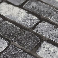 Deco Film Papel Tapiz 0.53m X9.5m Ladrillo Negro