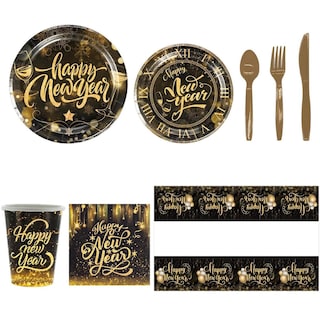 Foto 1 | Foto 1 | Set de Vajilla Diseño Año Nuevo SmileFun
