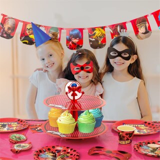 Foto 5 | Foto 5 | Kit De Fiesta Mighty Mojo Miraculous Ladybug Celebration, Más De 100 Unidades - Venta Internacional.