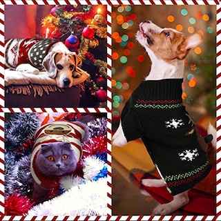 Foto 2 | Foto 2 | Suéteres Frienda Para Perros, Navidad, Halloween, Nieve, Pequeños, 4 Unidades - Venta Internacional.
