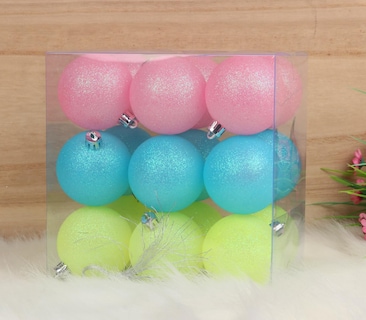 Foto 2 | Foto 2 | Adornos De Bolas De Navidad Yycraft, 18 Quilates, 6 Cm, Irrompibles - Venta Internacional.