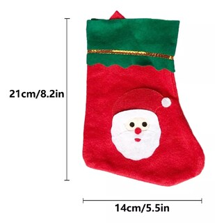 Foto 2 | Foto 2 | Botas Navideñas Mini Decoración Adorno Dulcero Navidad 12pcs Rojas